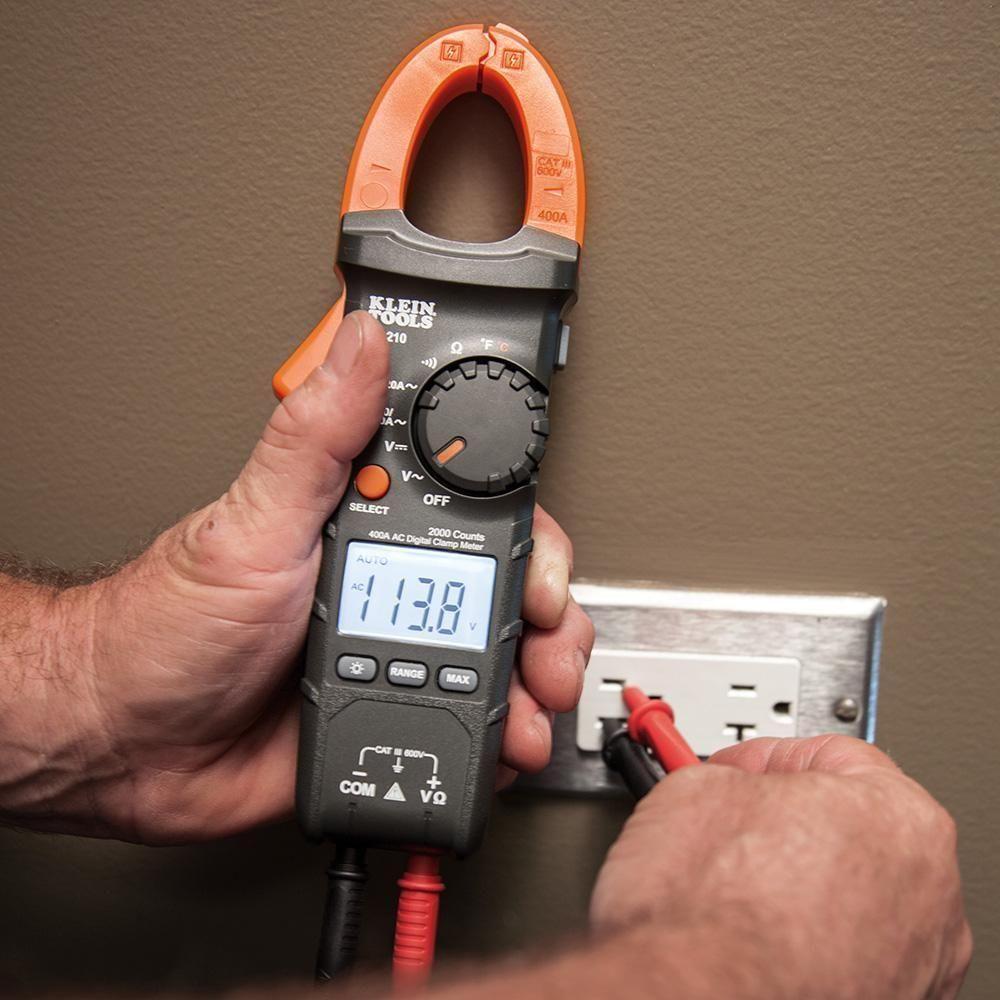 Klein CL210 Digital Clamp Meter / Tester - Goldpeak Tools PH Klein Klein CL210 Digital Clamp Meter / Tester - Goldpeak Tools PH Klein